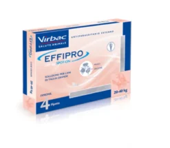 Effipro Spot-on Soluzione 4 Pipette 2,68ml 268mg Cani Da 20 A 40 Kg