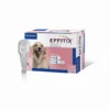 Effitix Spot-on Soluzione 4 Pipette 4,40ml 268mg + 2.400mg Cani Da 20 A 40 Kg