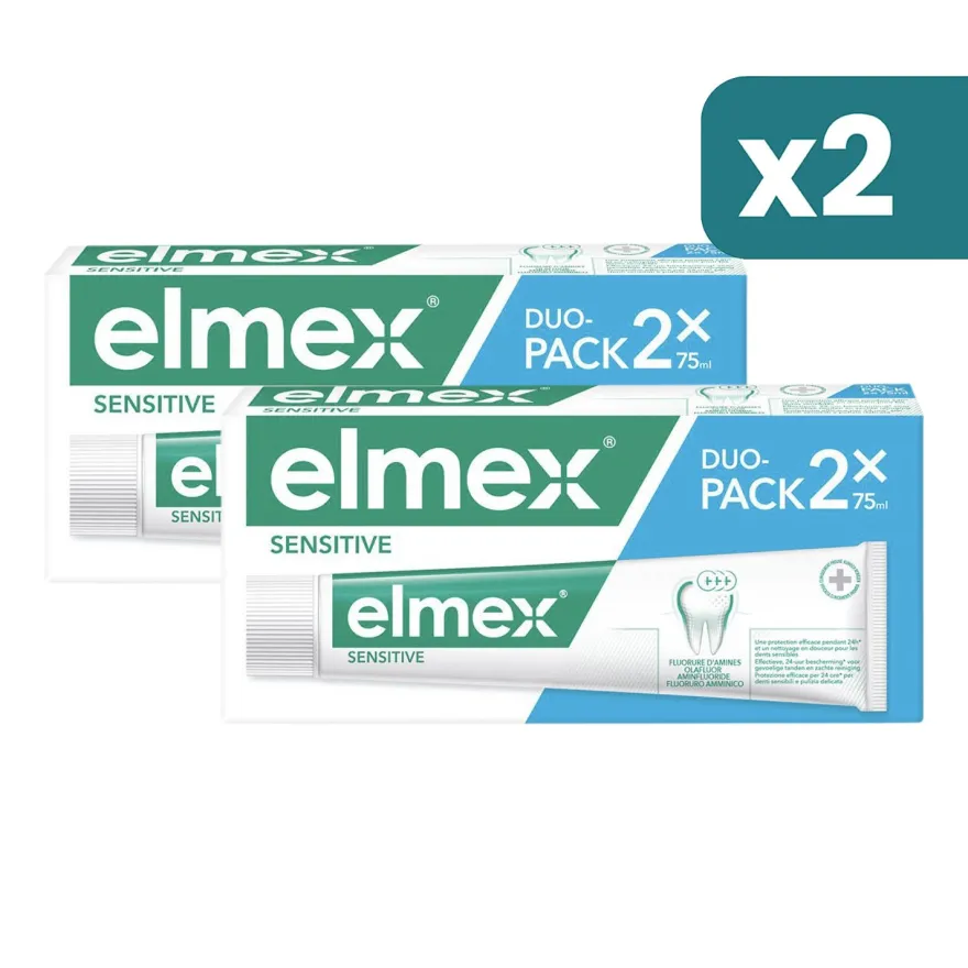 Elmex Dentifricio Sensitive per denti sensibili multipacco 4x75ml