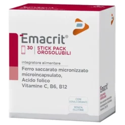 Emacrit Orosolubile Integratore Alimentare 30 Stick