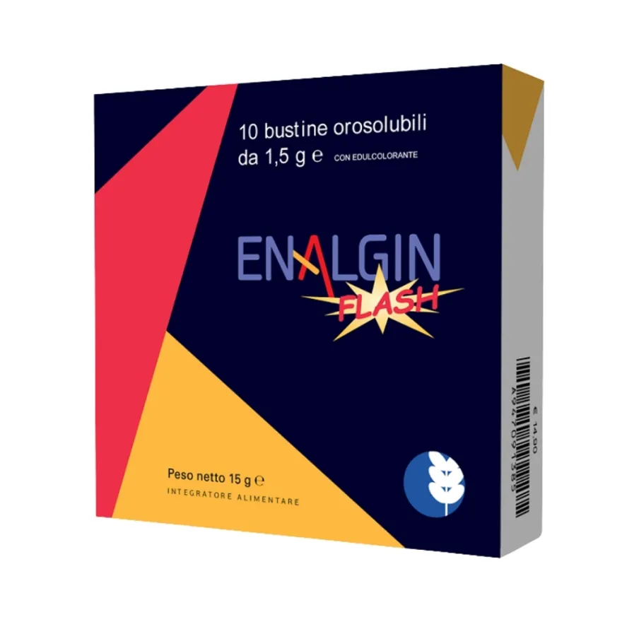 Enalgin Flash Integratore Apparato Muscolo Scheletrico 10 Bustine