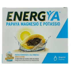 Energya Papaya Fermentata Magnesio E Potassio Integratore Alimentare 14 Bustine