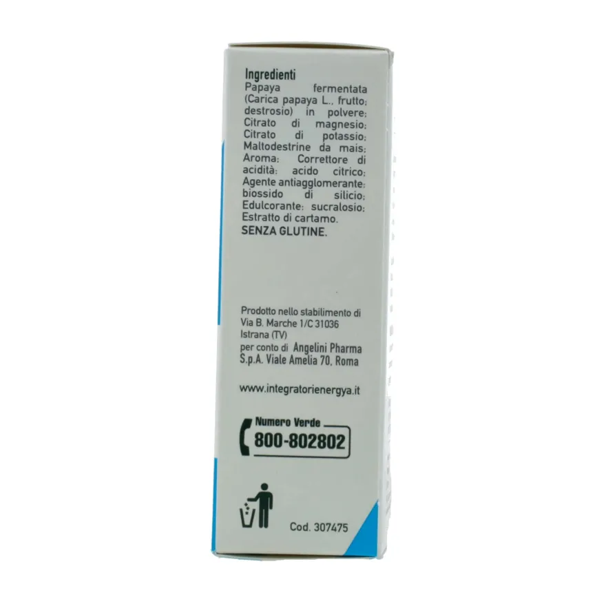 Energya Papaya Fermentata Magnesio E Potassio Integratore Alimentare 14 Bustine
