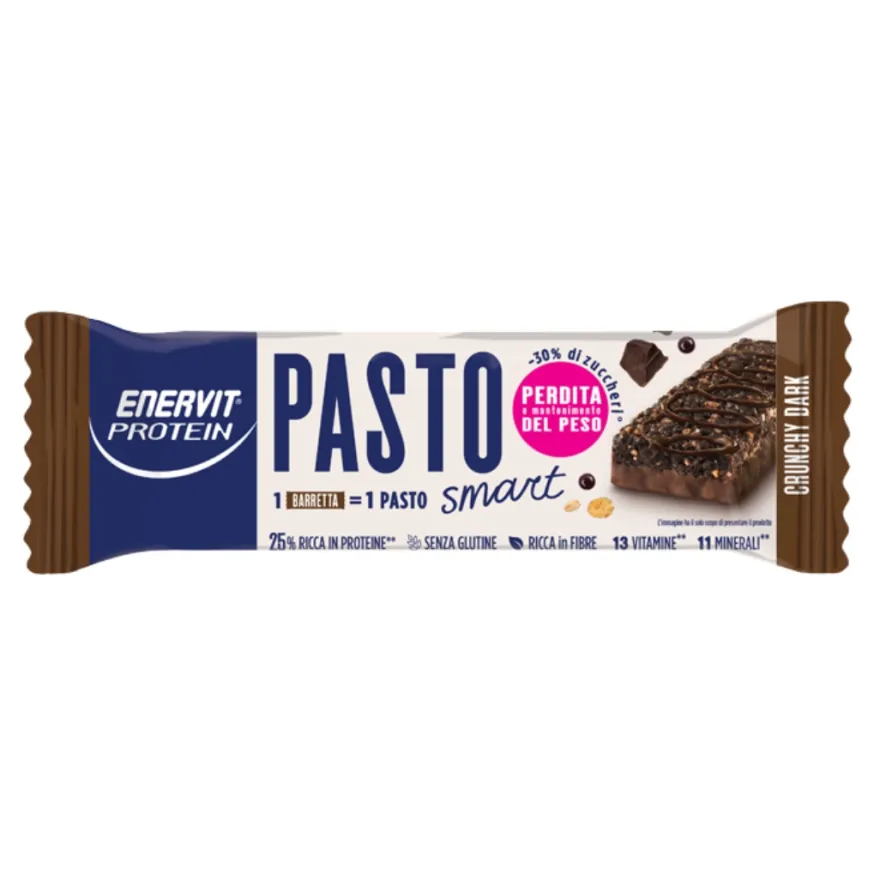 Enervit Protein Pasto Sostitutivo Gusto Crunchy Dark 55g