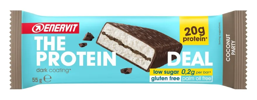 Enervit The Protein Deal Bar Barretta Proteica Gusto Coconut Party 55g
