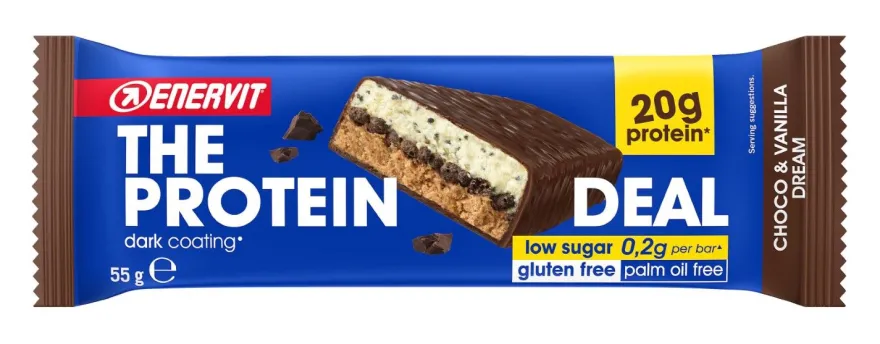 Enervit The Protein Deal Bar Barretta Proteica Gusto Choco Vanilla Dream 55g
