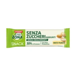 Enerzona Snack Arachidi Cioccolato Bianco Barretta Proteica 33g