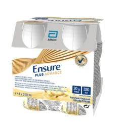 Ensure Plus Advance Supplemento Nutrizionale Ipercalorico E Iperproteico Gusto Banana 4x220ml