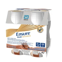 Ensure Plus Advance Supplemento Nutrizionale Ipercalorico E Iperproteico Gusto Cioccolato 4x220ml