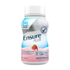 Ensure Plus Fragola Supplemento Nutrizionale Ipercalorico Con Proteine E Privo Di Fibre 4x200ml