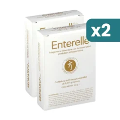 Enterelle Plus integratore fermenti lattici bipacco 2x24 capsule