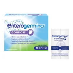 Enterogermina Gonfiore Probiotici Enzimi Digestivi Fermenti Lattici Adulti Contro Gonfiore Addominale 10 Bustine