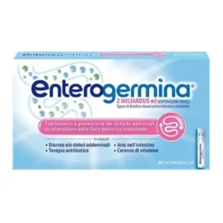 Enterogermina 2 Miliardi Fermenti Lattici Probiotici Per Disturbi Intestinali 20 Fiale