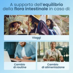 Enterogermina Viaggi Regolarità Intestinale Probiotici Vitamina A, B12, B6, B9 E Vitamina D 12 Bustine