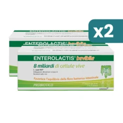 Enterolactis Bevibile fermenti lattici vivi e probiotici bipacco 2x12