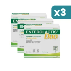 Enterolactis Duo Bustine Integratore Fermenti Lattici E Probiotici 3 confezioni da 20x5g