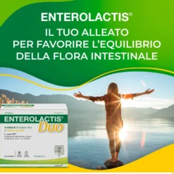 Enterolactis Duo Bustine Integratore Fermenti Lattici E Probiotici 3 confezioni da 20x5g
