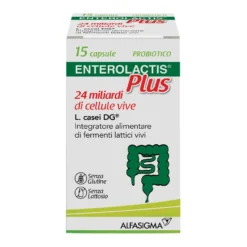 Enterolactis Plus Integratore Fermenti Lattici Vivi 15 Capsule