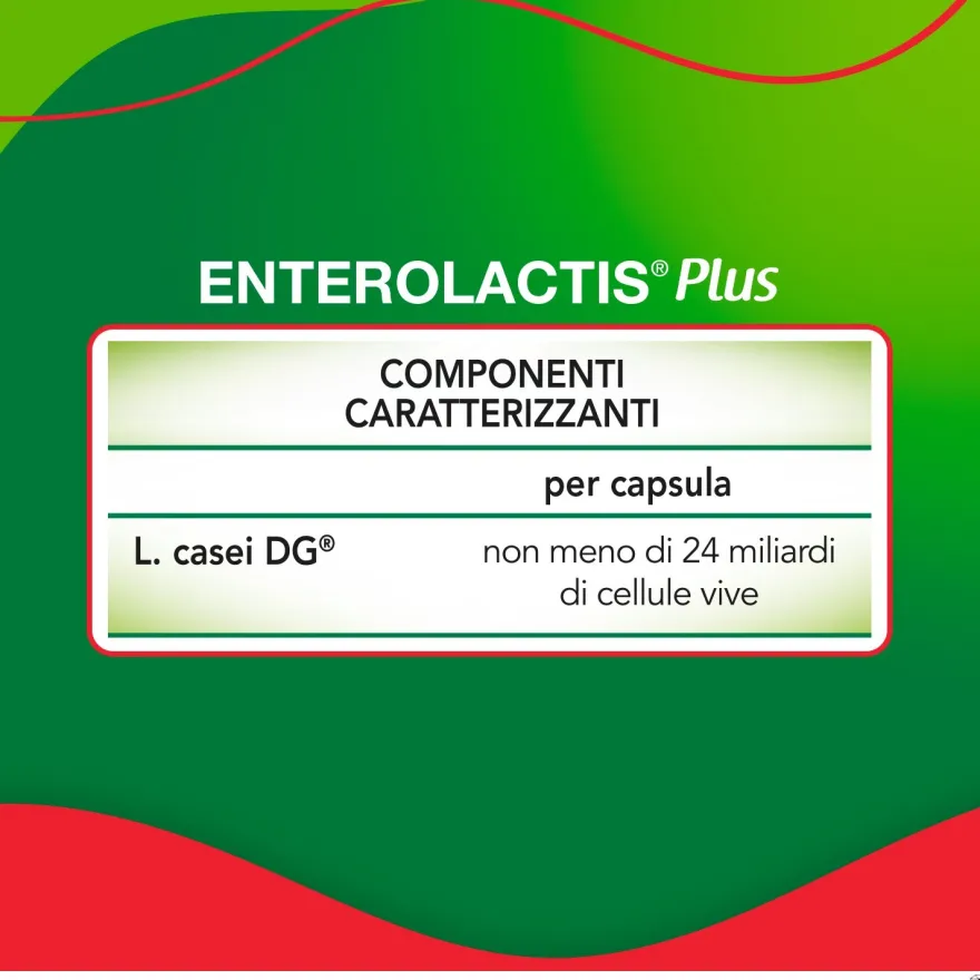 Enterolactis Plus Integratore Fermenti Lattici Vivi 15 Capsule