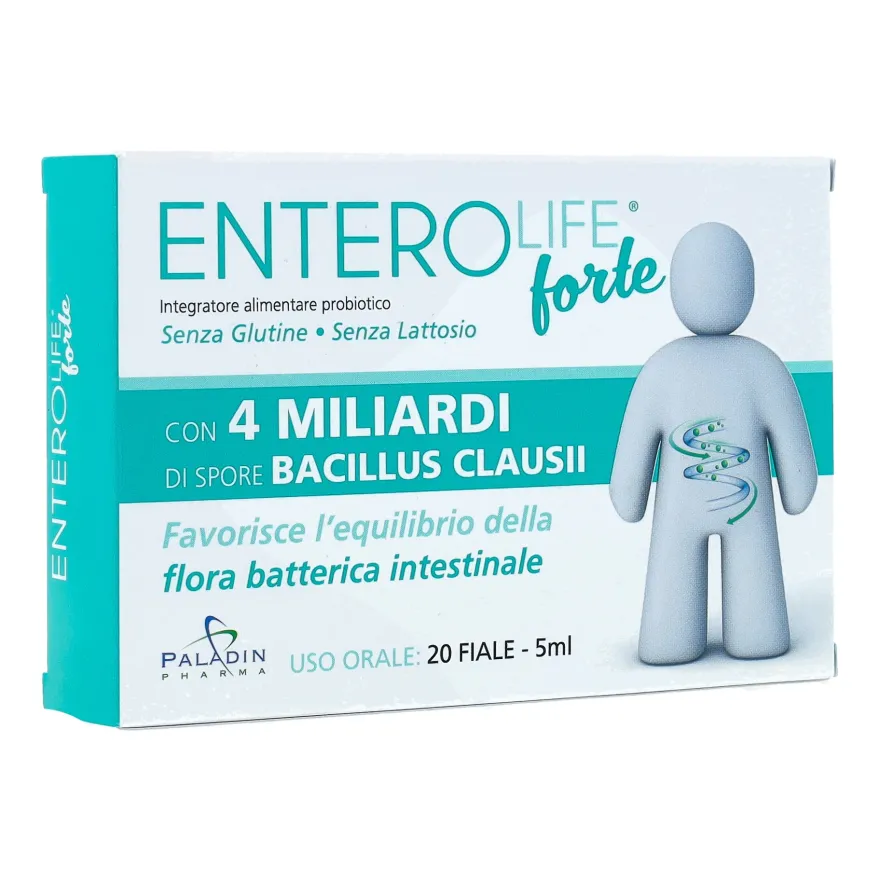Enterolife 4 Miliardi Integratore Fermenti Lattici 20 Fiale