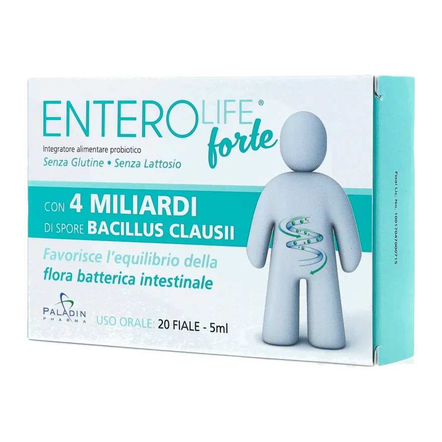 Enterolife 4 Miliardi Integratore Fermenti Lattici 20 Fiale
