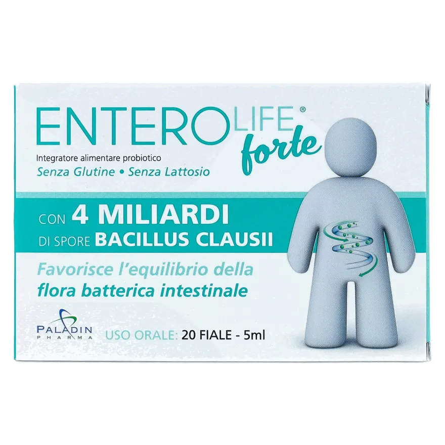 Enterolife 4 Miliardi Integratore Fermenti Lattici 20 Fiale