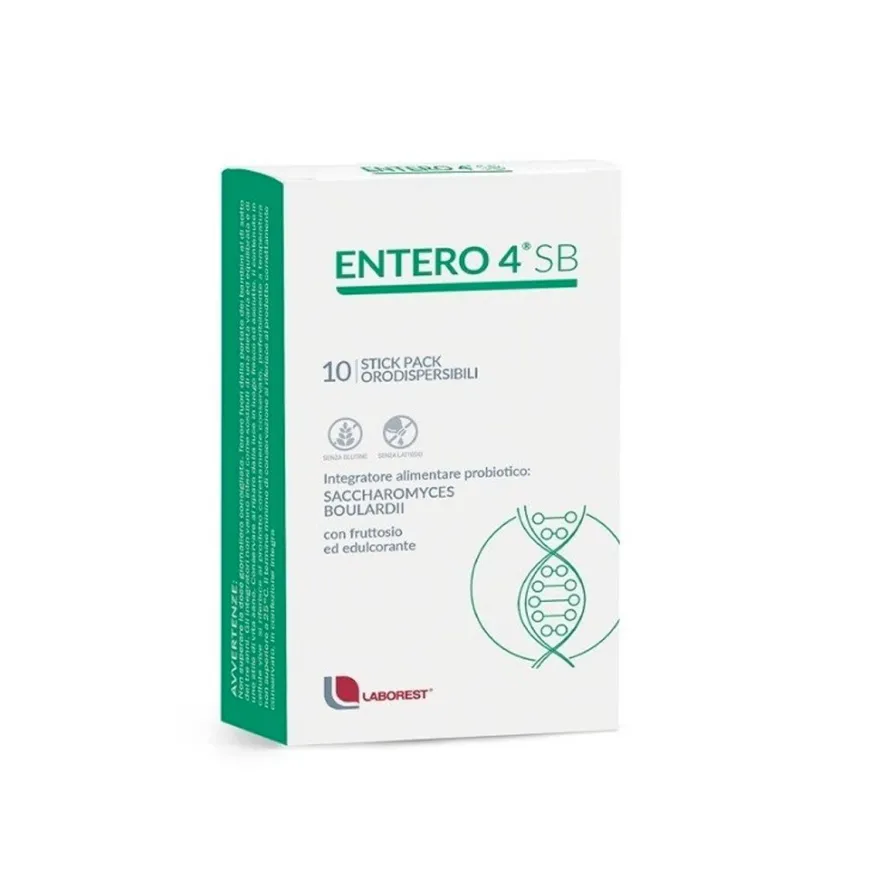 Entero 4 Sb Integratore Intestino 10 Stick