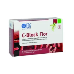 Eos C Block Integratore Fermenti Laticci Flora Batterica 30 Capsule