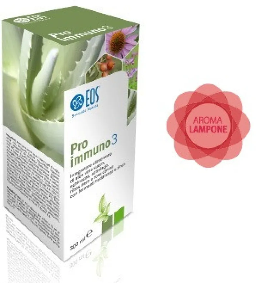 Eos Pro Immuno 3 Integratore Multivitaminico Lampone 300ml