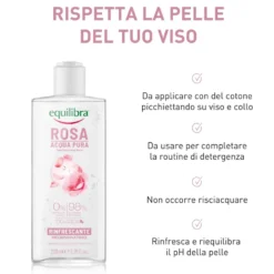 Equilibra Acqua Pura Di Rosa Tonico Viso 200ml