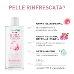 Equilibra Acqua Pura Di Rosa Tonico Viso 200ml