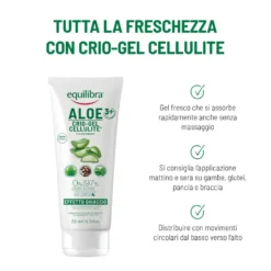 Equilibra Aloe Crio-gel Cellulite Effetto Ghiaccio 200ml