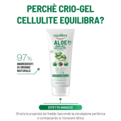 Equilibra Aloe Crio-gel Cellulite Effetto Ghiaccio 200ml