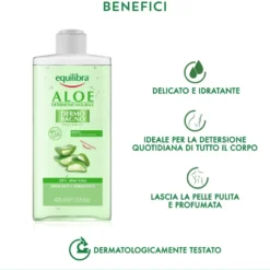 Equilibra Aloe Dermo Bagno Idratante Delicato 400ml