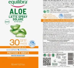 Equilibra Aloe Latte Spray Solare Spf30 150ml