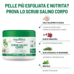 Equilibra Aloe Scrub Salino Corpo Rimodellante 600g