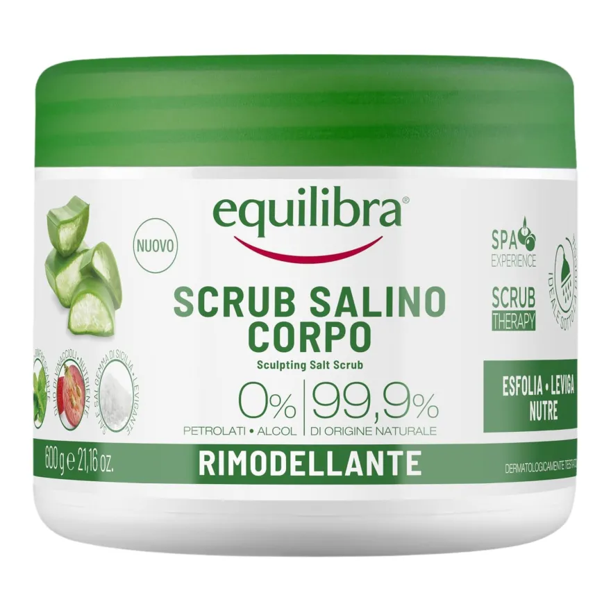 Equilibra Aloe Scrub Salino Corpo Rimodellante 600g