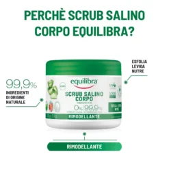 Equilibra Aloe Scrub Salino Corpo Rimodellante 600g