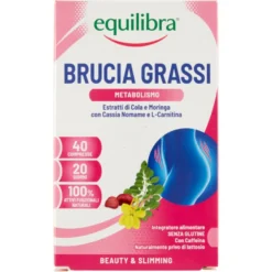 Equilibra Brucia Grassi Integratore Perdita Di Peso 40 Compresse