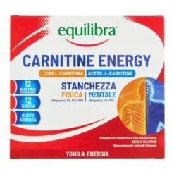 Equilibra Carnitine Energy Integratore Stanchezza Fisica E Mentale 12 Bustine