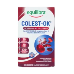 Equilibra Colest Ok Integratore Funzionalit&agrave; Cardiovascolare 20 Compresse