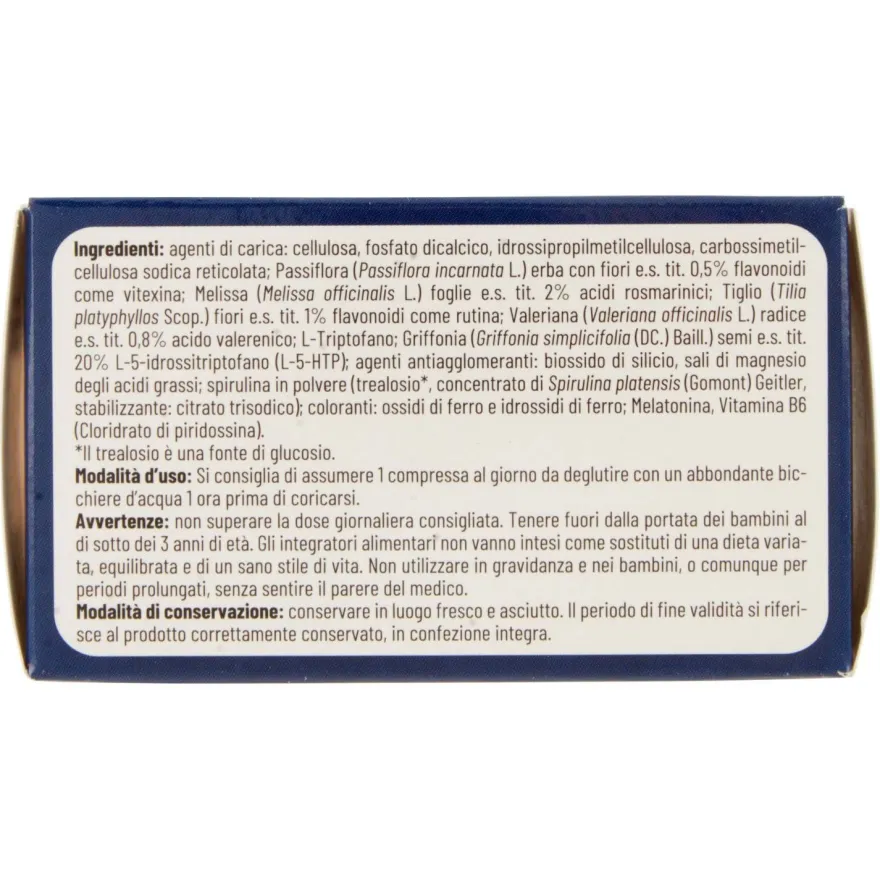 Equilibra Crono Sonno Integratore Melatonina 30 Compresse
