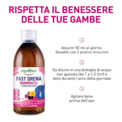 Equilibra Fast Drena Integratore Drenante 500ml