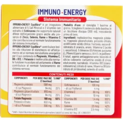 Equilibra Immuno Energy Integratore Potassio E Magnesio 14 Bustine Monodose