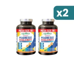 Equilibra Magnesio Bisglicinato Integratore Stanchezza E Affaticamento 2 confezioni da 180 Capsule