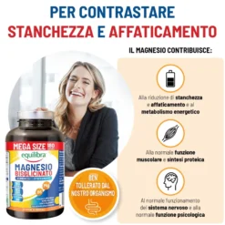 Equilibra Magnesio Bisglicinato Integratore Stanchezza E Affaticamento 180 Capsule