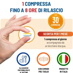 Equilibra Magnesio Compresse Triplo Strato Integratore Energia E Stanchezza 30 Compresse