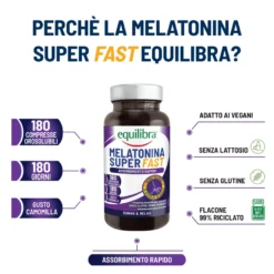 Equilibra Melatonina Super Fast 180 Compresse