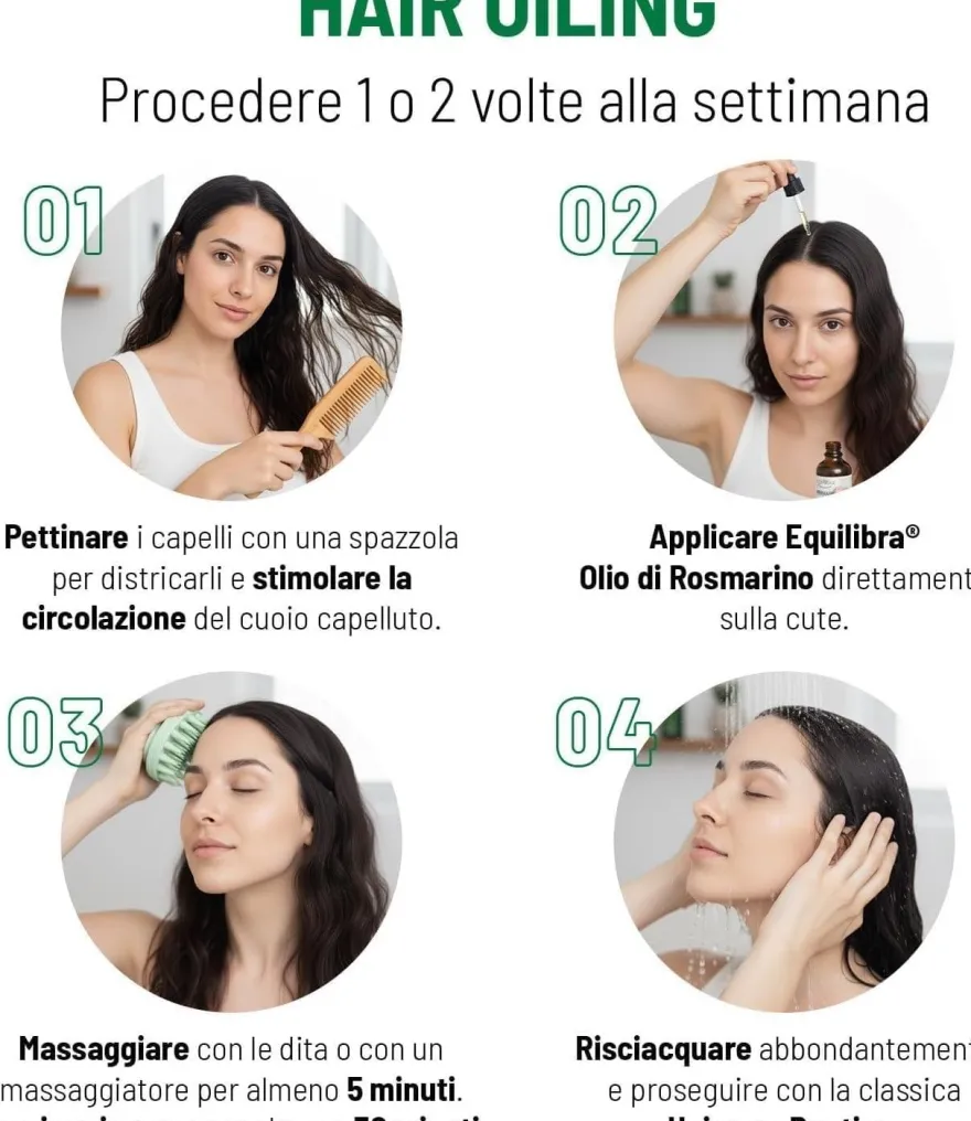 Equilibra Olio Rosmarino Capelli Rinforzante 100ml