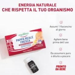 Equilibra Pappa Reale Fresca Integratore Stanchezza 10 Flaconcini